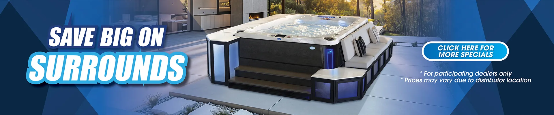 Calspas hot tub being used in a family setting - Stevensville